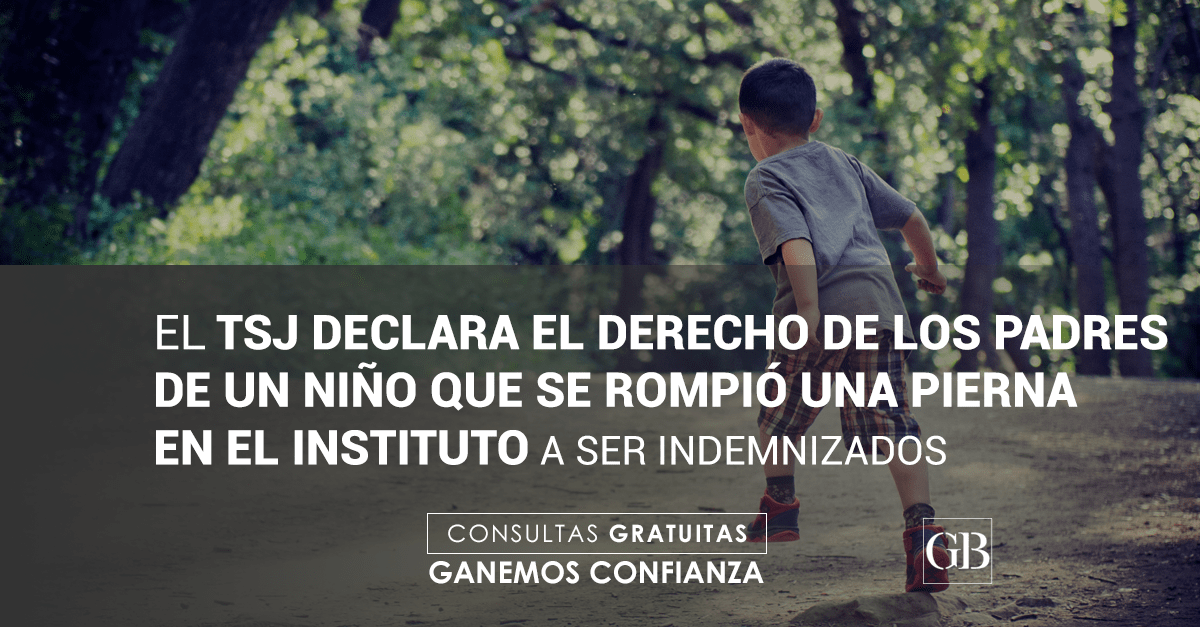 Niño indemnizado