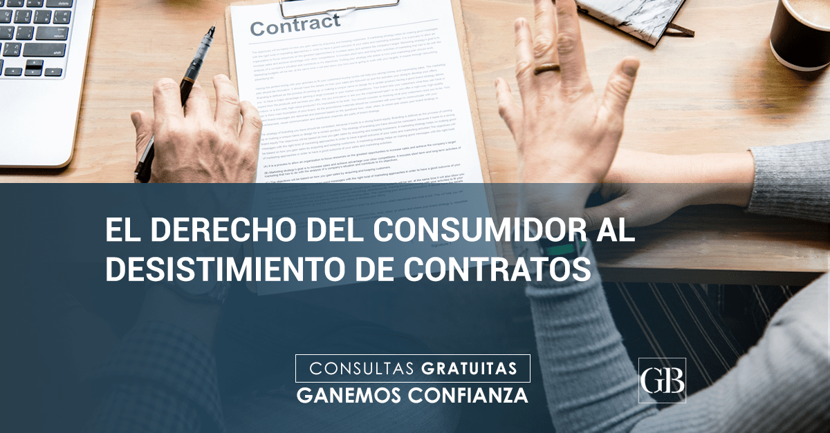 desistimiento de contratos