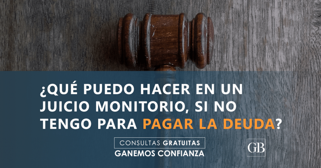 juicio monitorio Abogados García Blanes